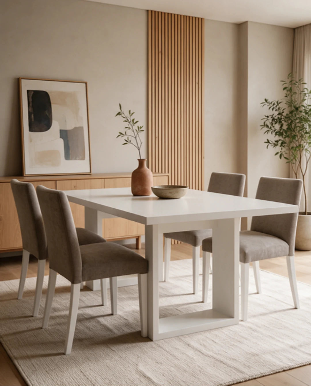 Sillas Mira + Mesa Brisa